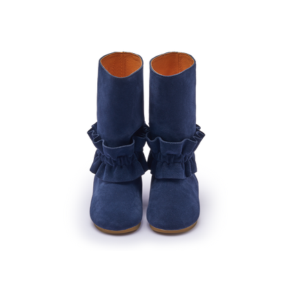 Charlodi Boots | Blue Marine Suede