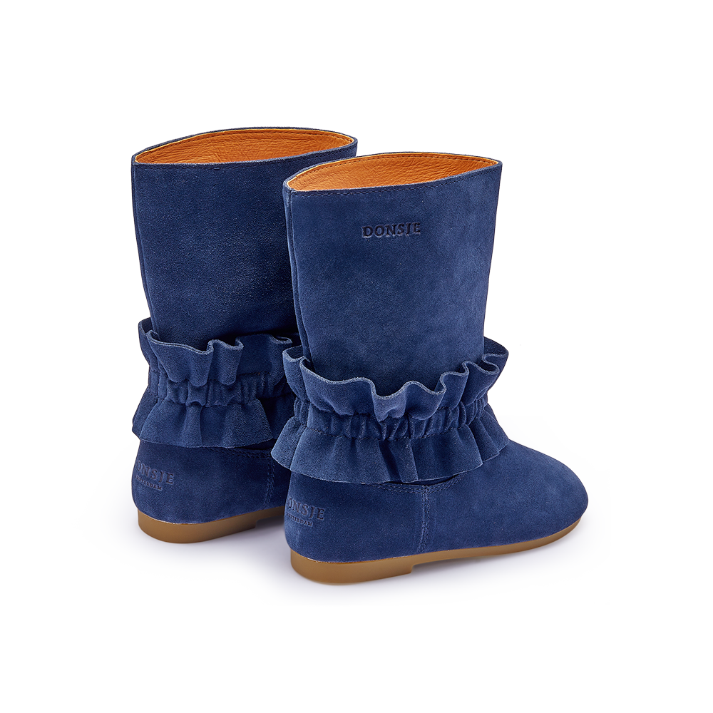 Charlodi Boots | Blue Marine Suede