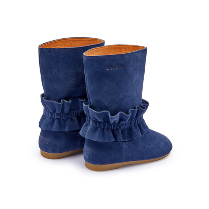 Charlodi Boots | Blue Marine Suede