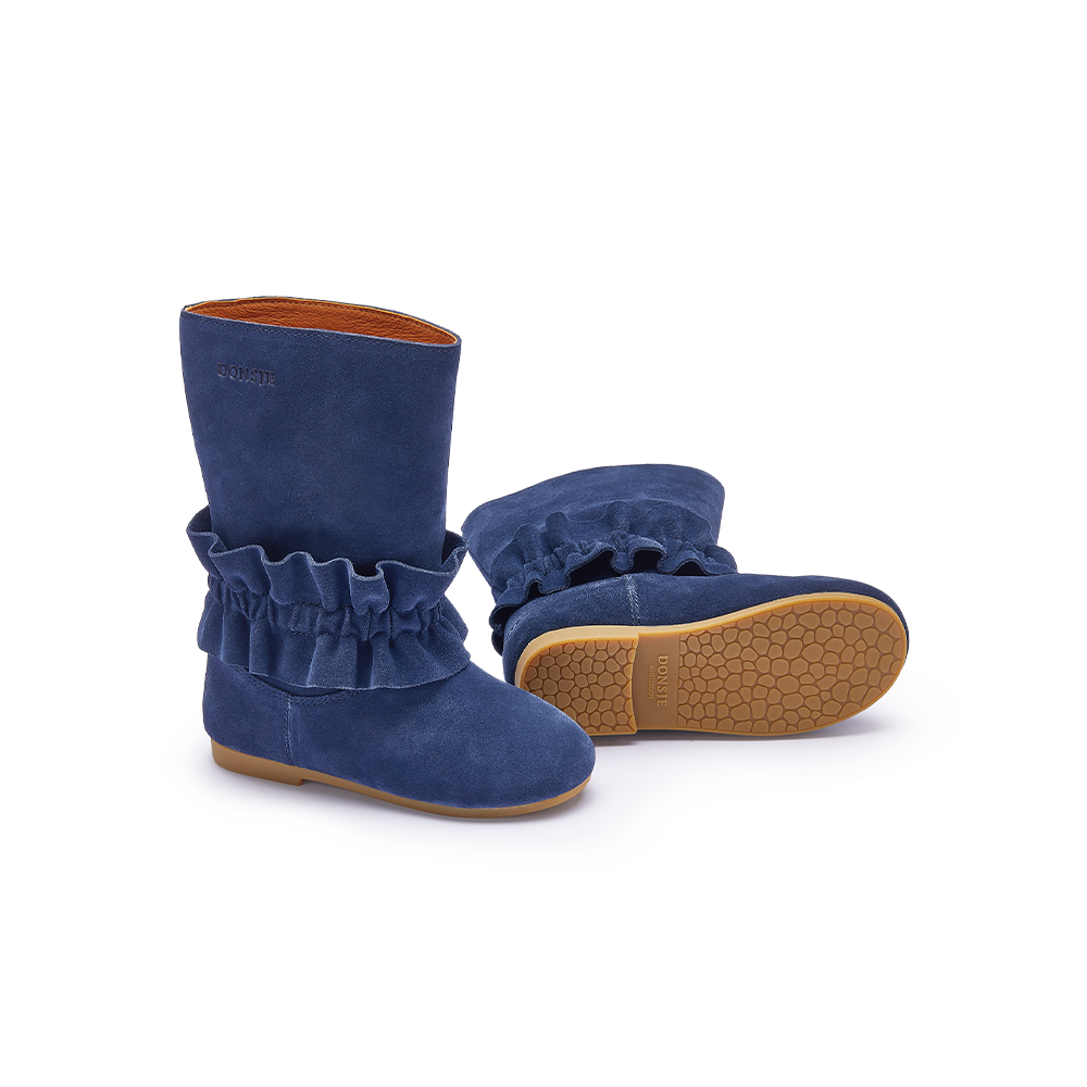 Charlodi Boots | Blue Marine Suede