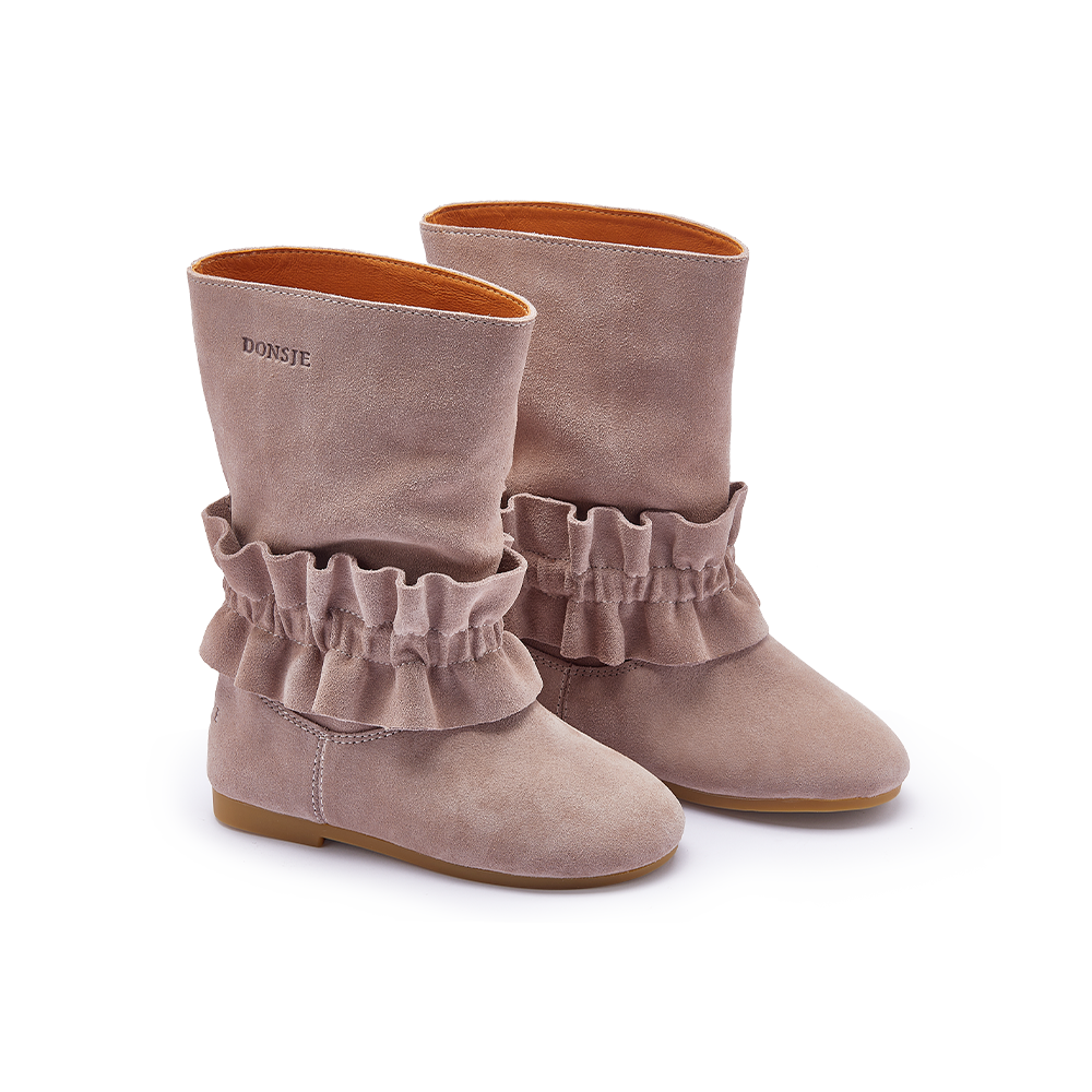 Charlodi Boots | Lavender Brown Suede
