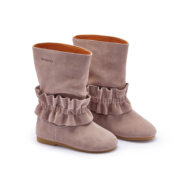 Charlodi Boots | Lavender Brown Suede