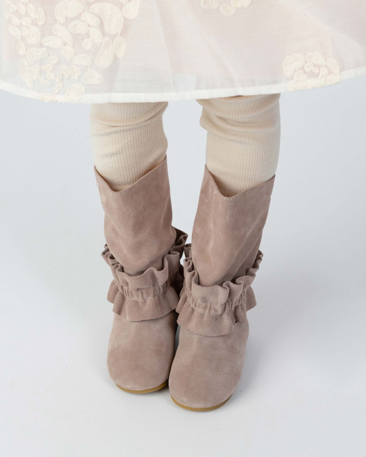 Charlodi Boots | Lavender Brown Suede