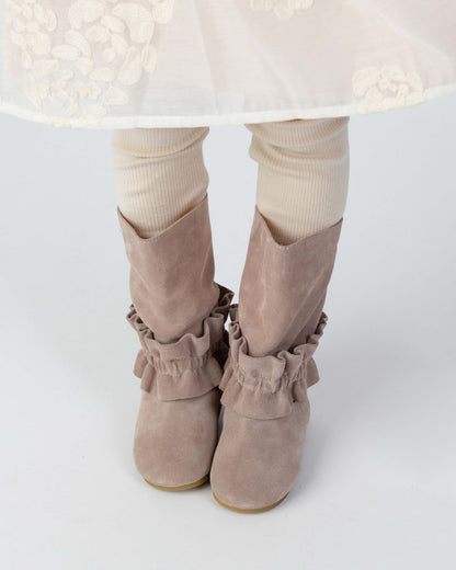 Charlodi Boots | Lavender Brown Suede