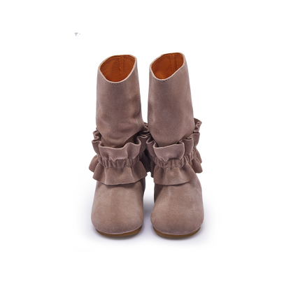 Charlodi Boots | Lavender Brown Suede