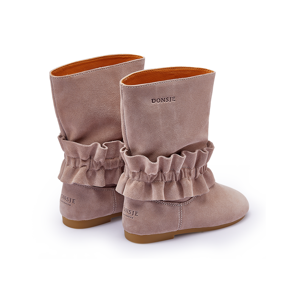 Charlodi Boots | Lavender Brown Suede