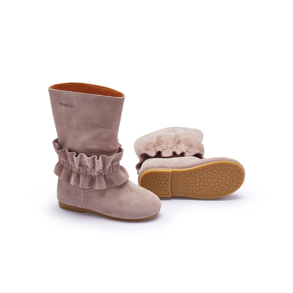 Charlodi Boots | Lavender Brown Suede