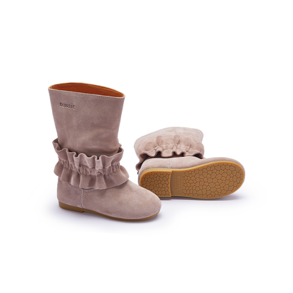 Charlodi Boots | Lavender Brown Suede