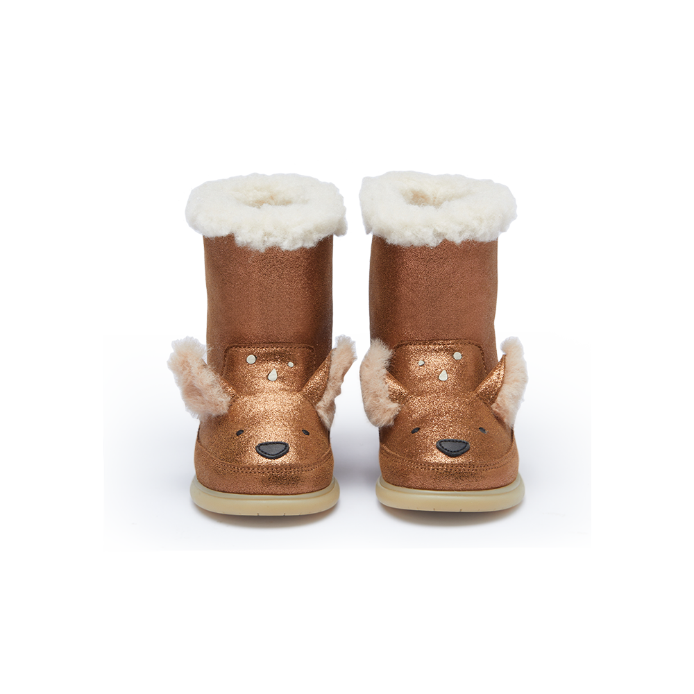 Deloniek Boots | Deer | Bronze Metallic Leather