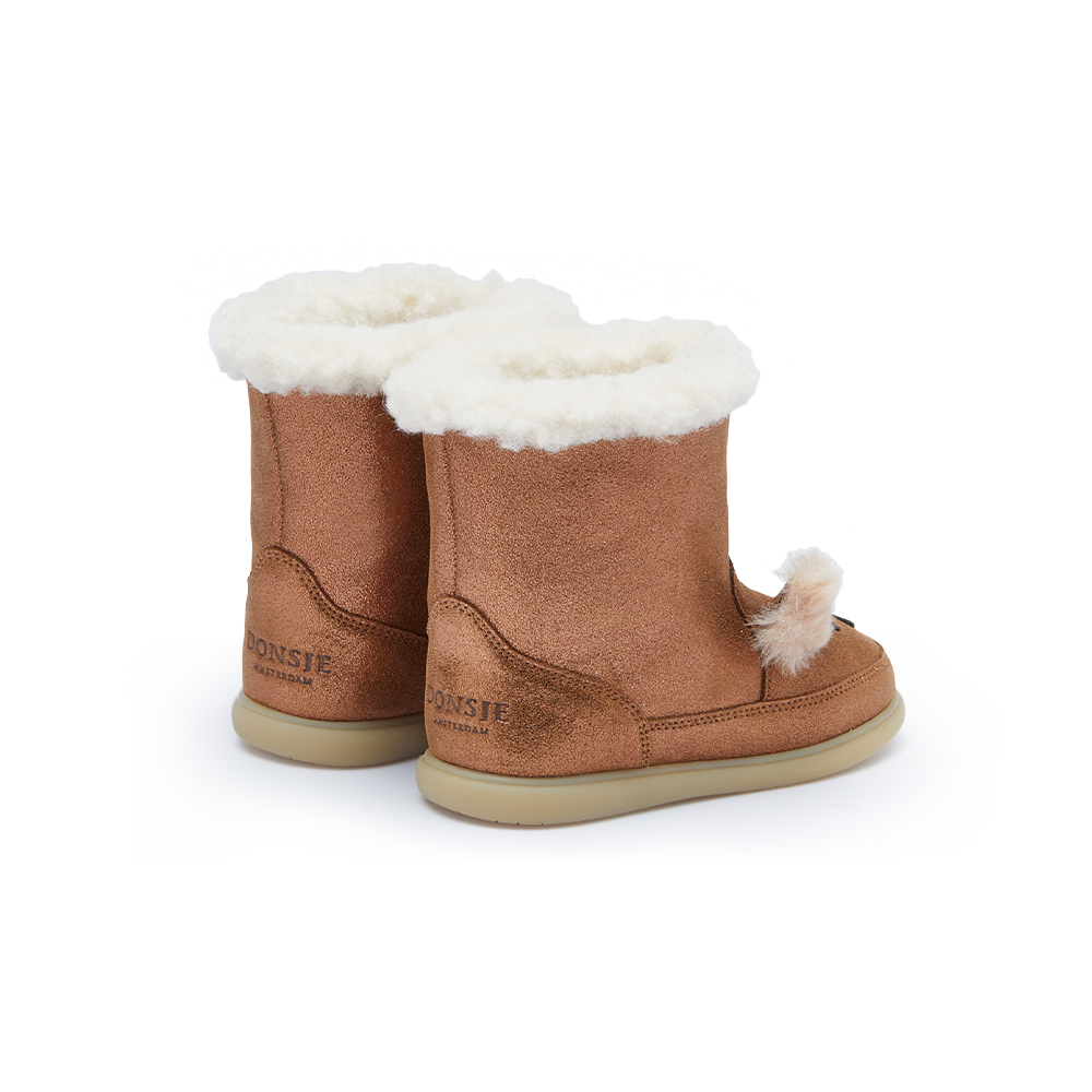 Deloniek Boots | Deer | Bronze Metallic Leather