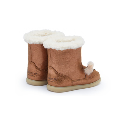 Deloniek Boots | Deer | Bronze Metallic Leather