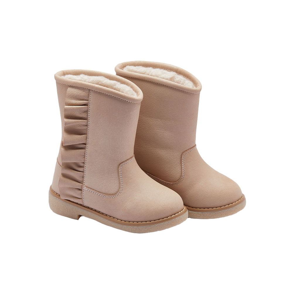 Kirsti Boots | Ivory Leather
