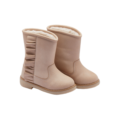Kirsti Boots | Ivory Leather