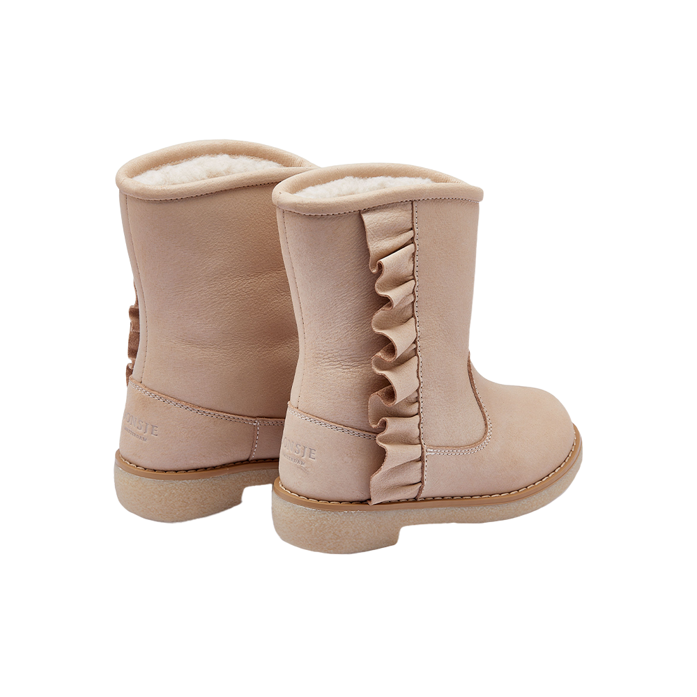 Kirsti Boots | Ivory Leather