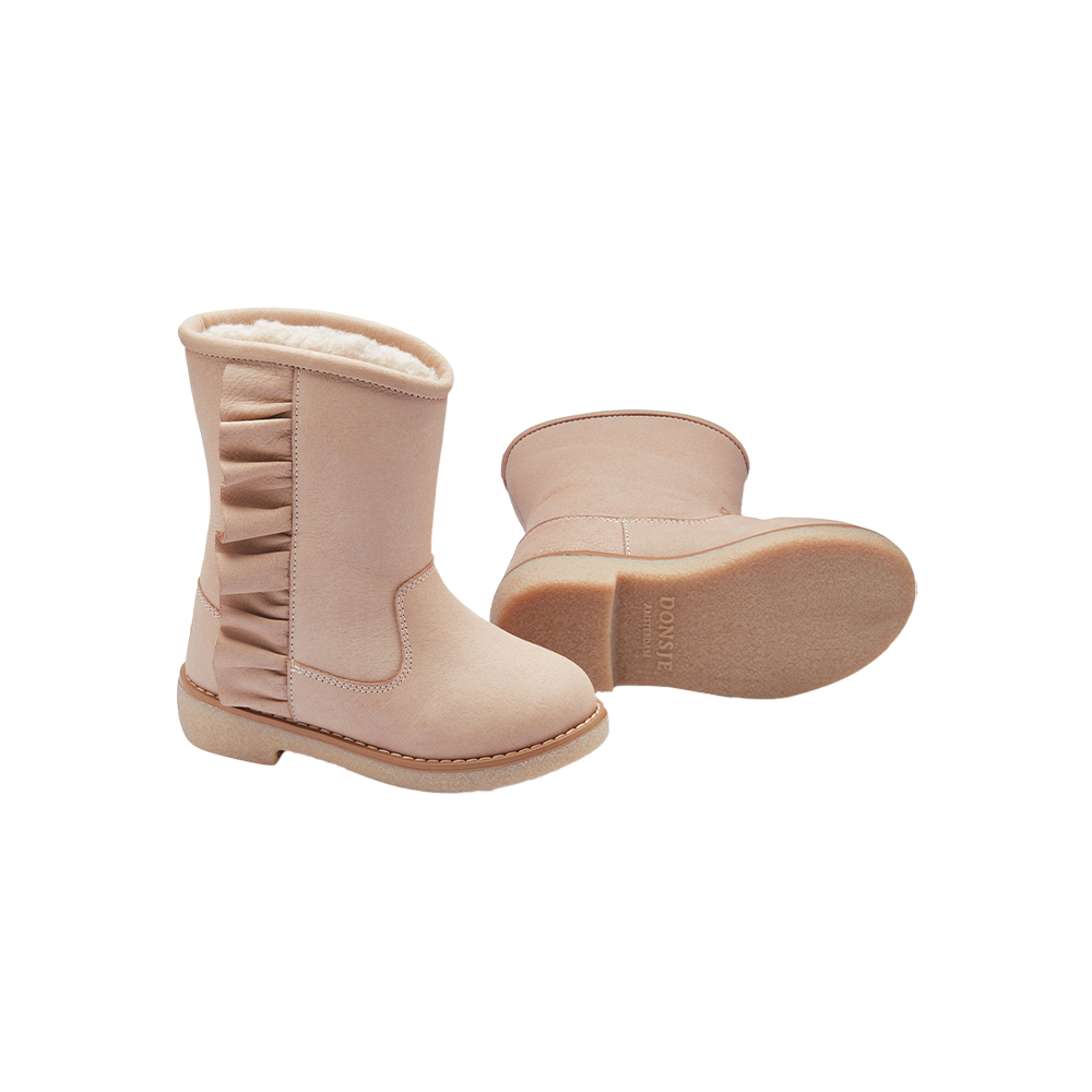Kirsti Boots | Ivory Leather