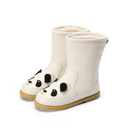 Wadudu Classic Boots | Panda | Off White Leather
