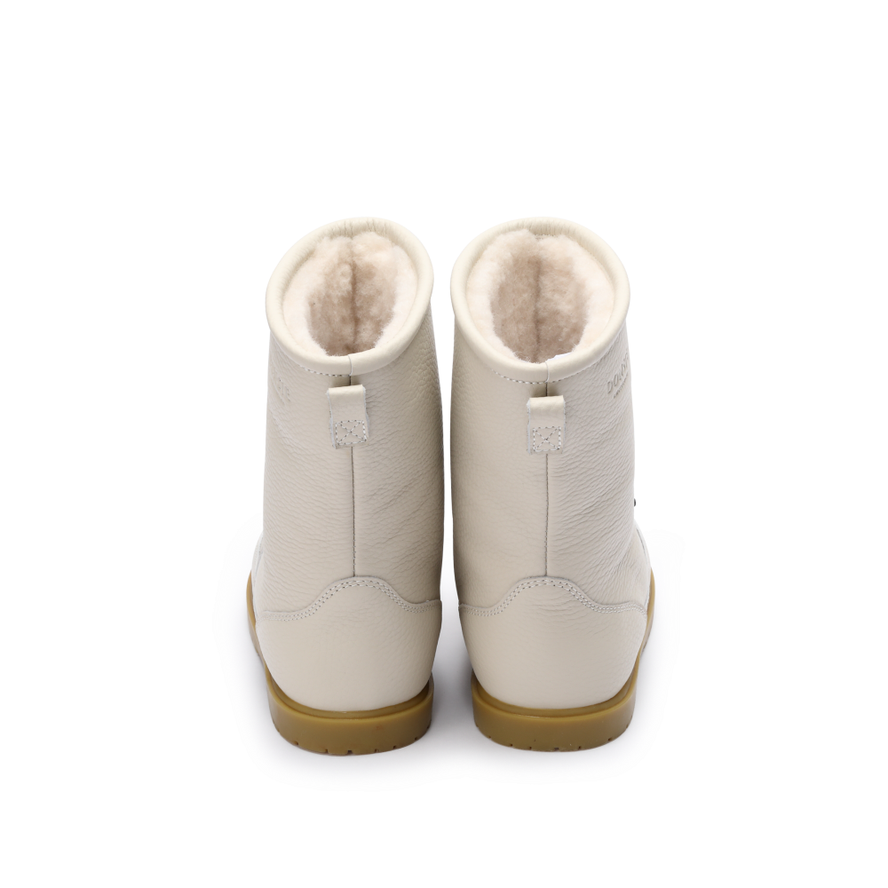 Wadudu Classic Boots | Panda | Off White Leather