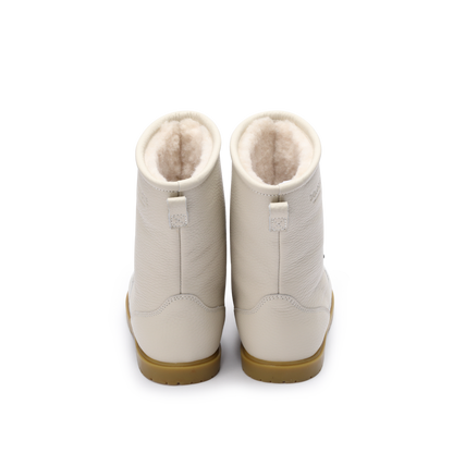 Wadudu Classic Boots | Panda | Off White Leather