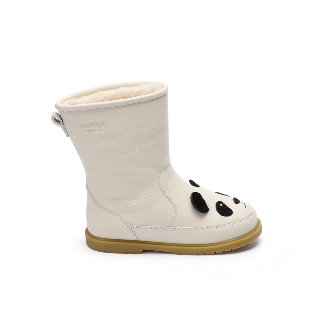 Wadudu Classic Boots | Panda | Off White Leather