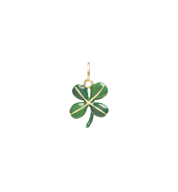 Lucky Puff Charm | Emerald Green