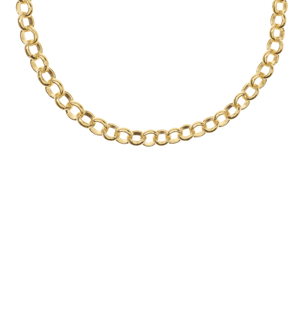Jasseron Plain Bracelet | Gold Plated