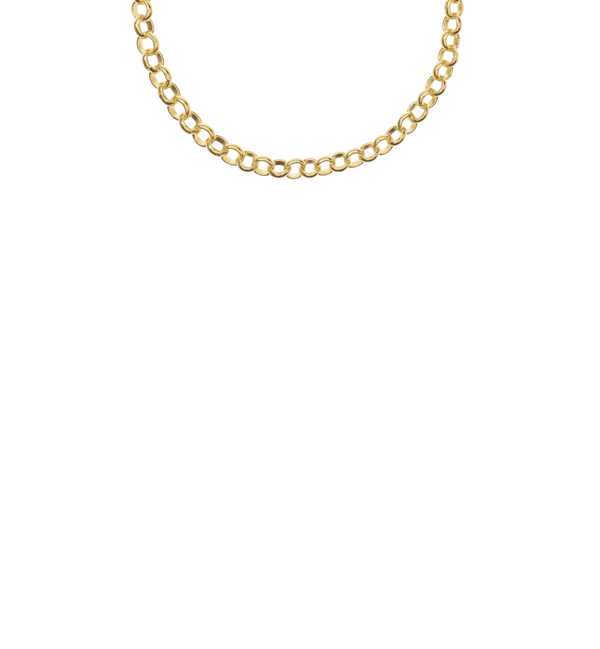 Jasseron Plain Mini Bracelet | Gold Plated