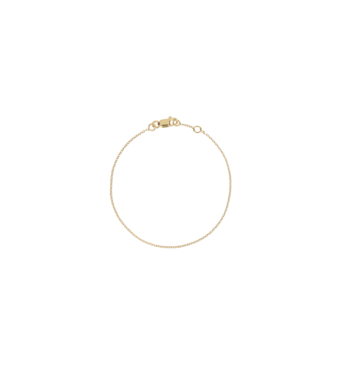 Anchor Plain Mini Bracelet | Gold Plated