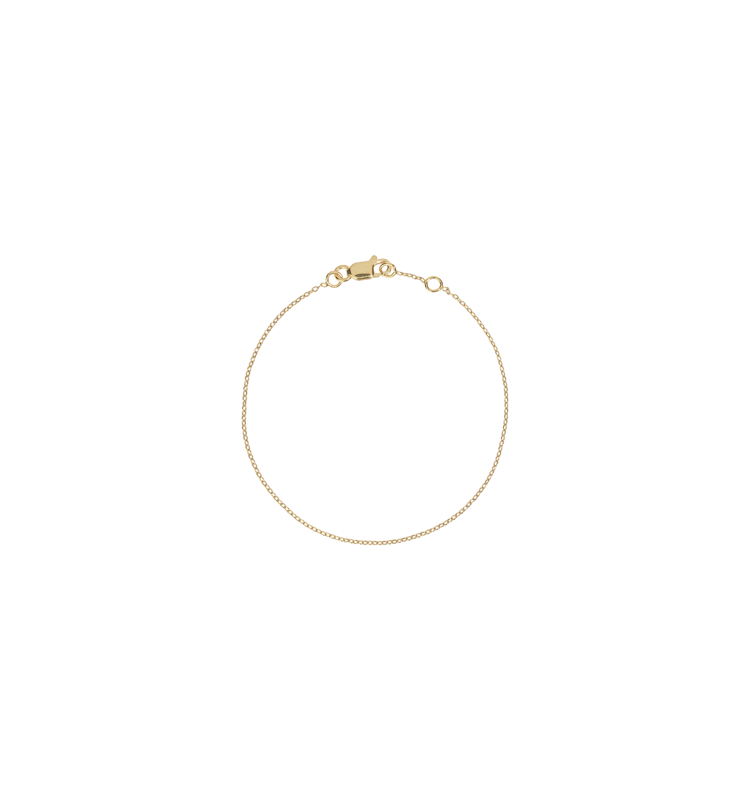 Anchor Plain Mini Bracelet | Gold Plated