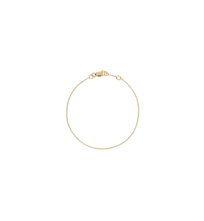Anchor Plain Mini Bracelet | Gold Plated
