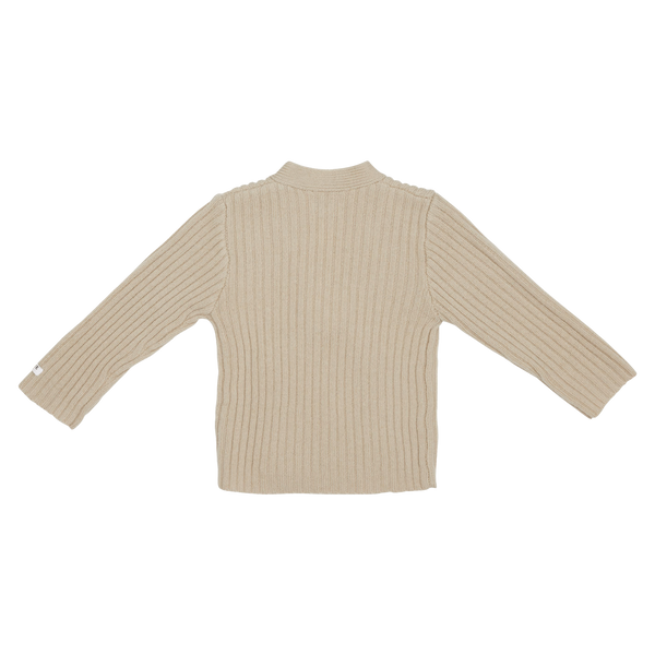 Elo Merino Wool Cardigan | Oyster Grey
