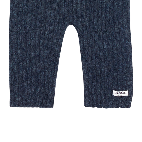 Olle Merino Wool Trousers | Night Blue Melange