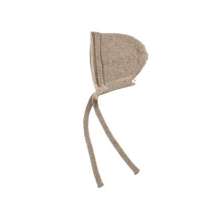 Fenja Merino Wool Baby Hat | Beige Melange