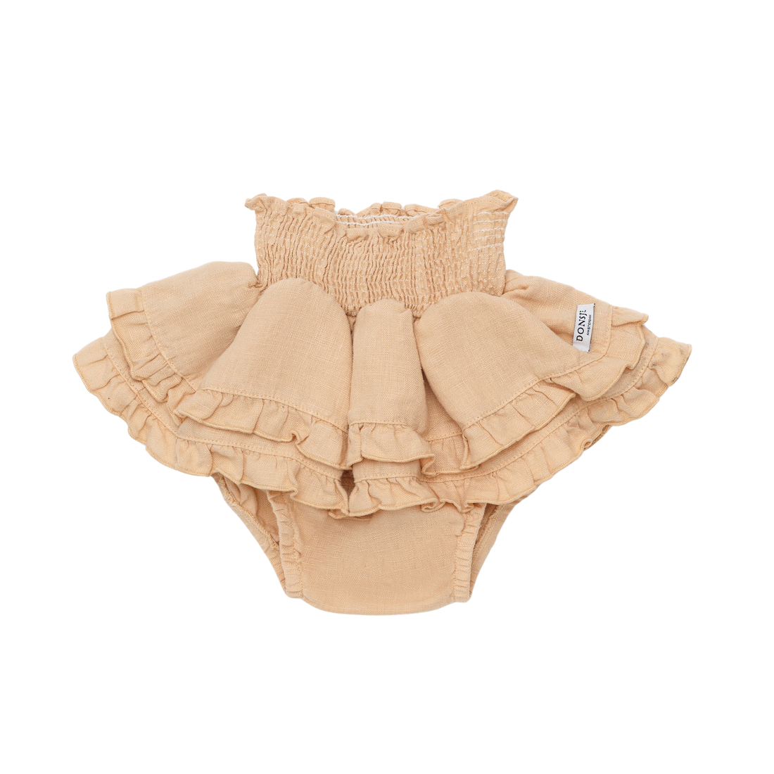 Vaibi Linen Bloomers | Rose Latte