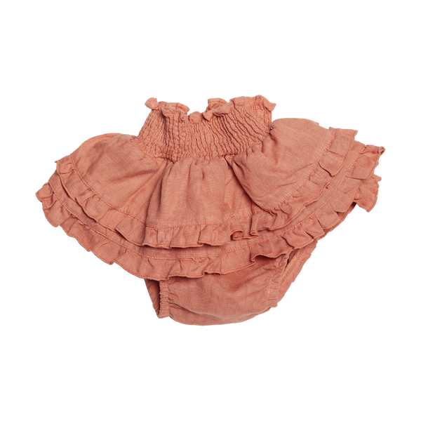 Vaibi Linen Bloomers | Ginger Spice