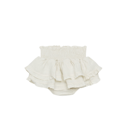 Vaibi Linen Bloomers | Off White