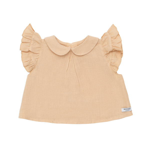 Mimi Linen Blouse | Rose Latte