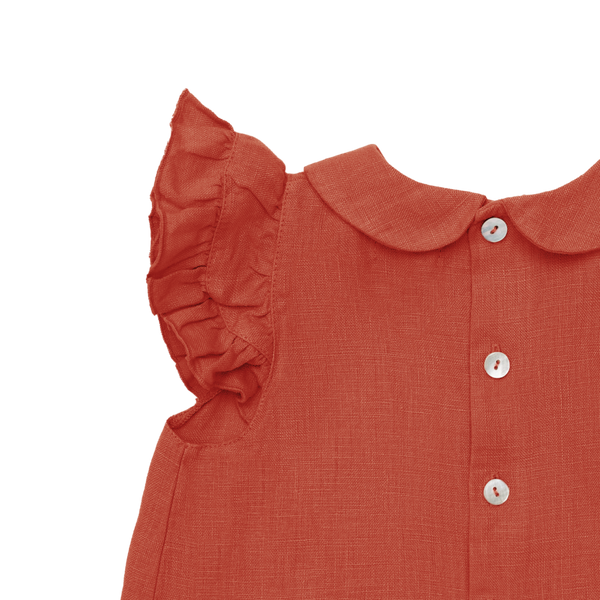 Mimi Linen Blouse | Rosewood