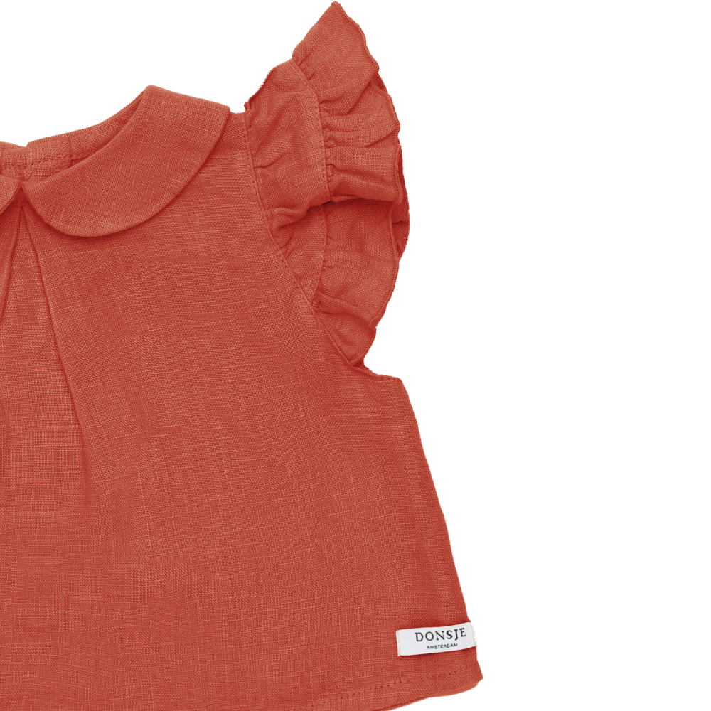 Mimi Linen Blouse | Rosewood