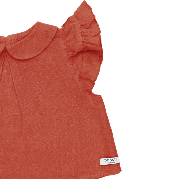 Mimi Linen Blouse | Rosewood