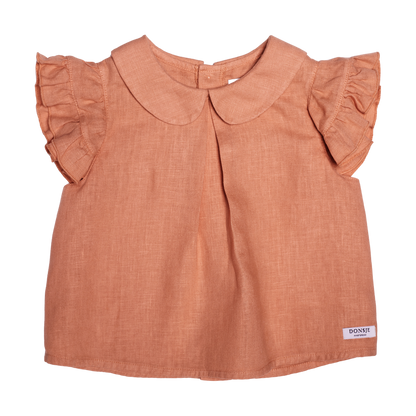 Mimi Linen Blouse | Ginger Spice