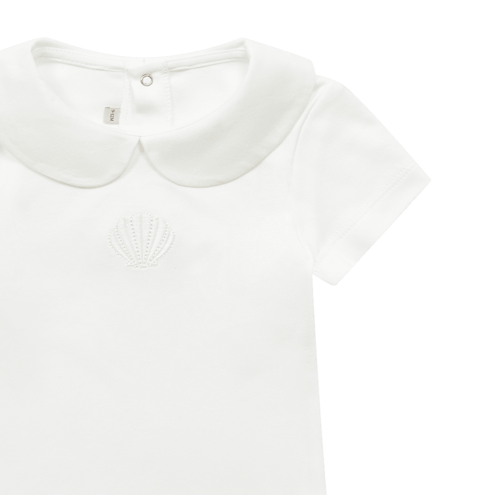 Ocee Bodysuit | Scallop | Off White