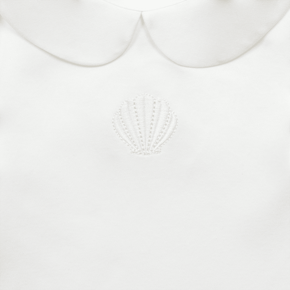 Ocee Bodysuit | Scallop | Off White