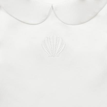 Ocee Bodysuit | Scallop | Off White