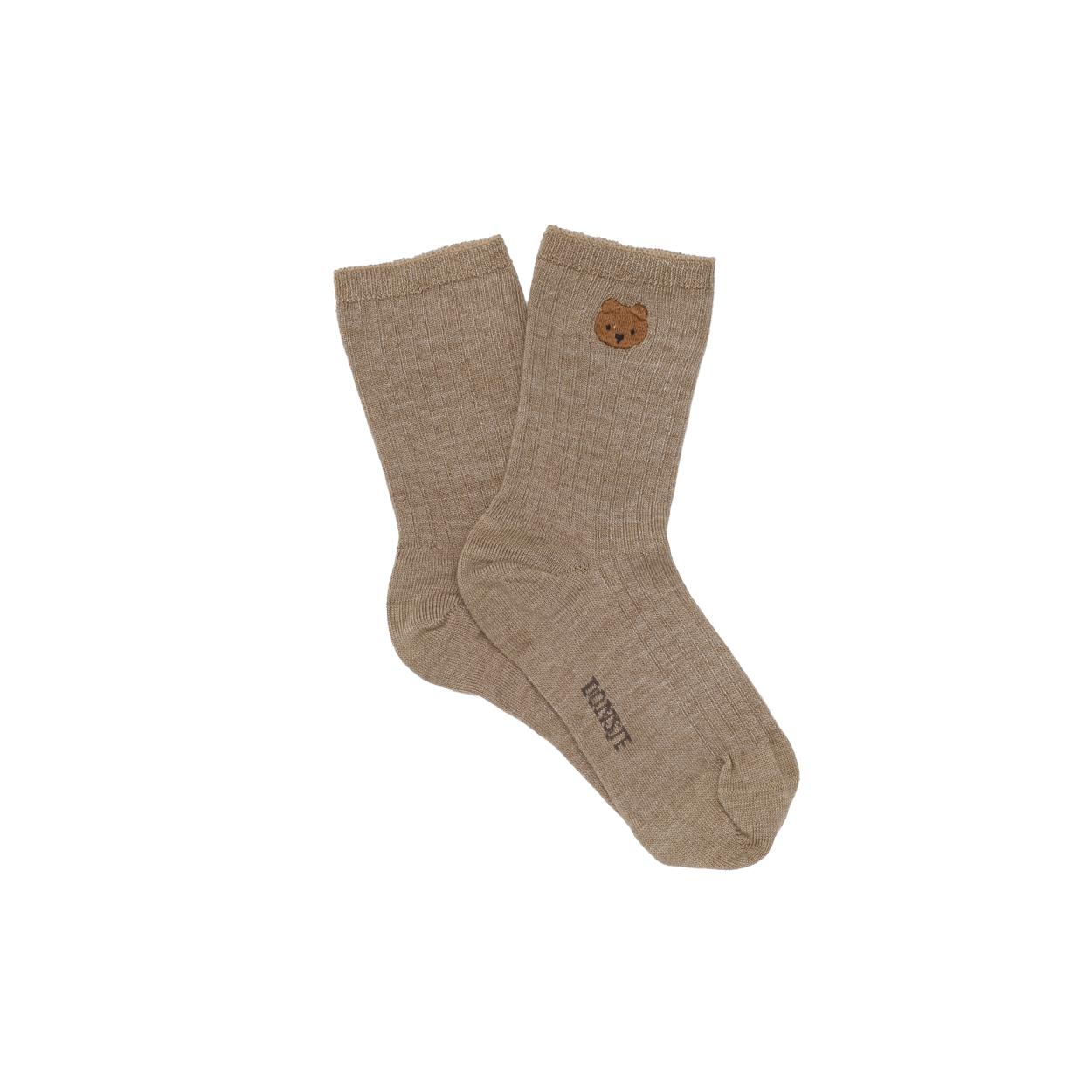 Bell Socks | Bear | Dusty Green