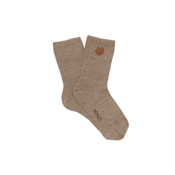 Bell Socks | Bear | Dusty Green