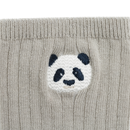 Bell Socks | Panda | Silver Grey