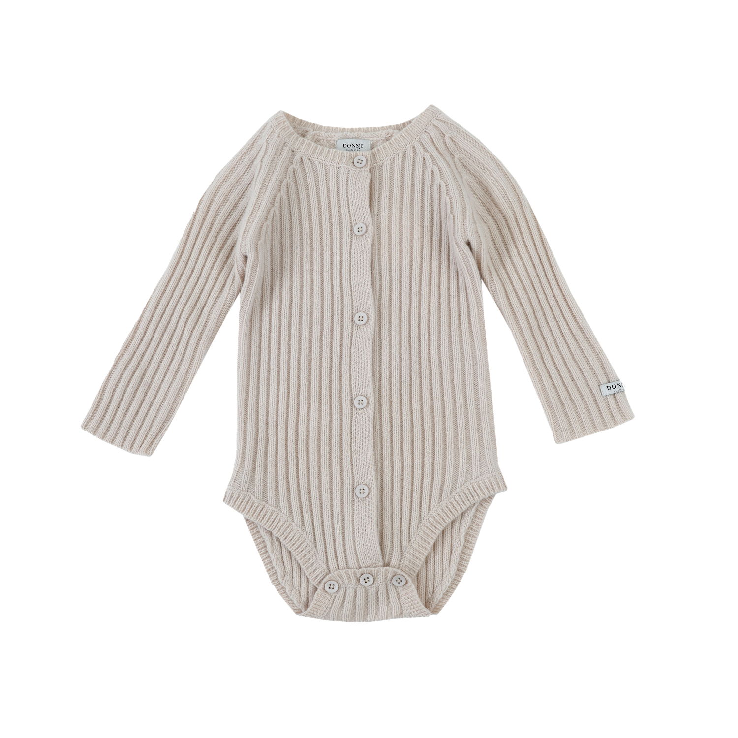 Kees Merino Wool Romper | Nougat Melange