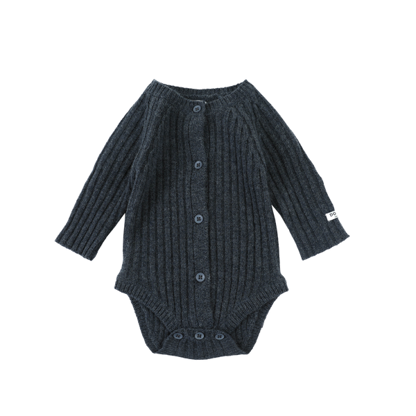 Kees Merino Wool Romper | Dark Navy Melange