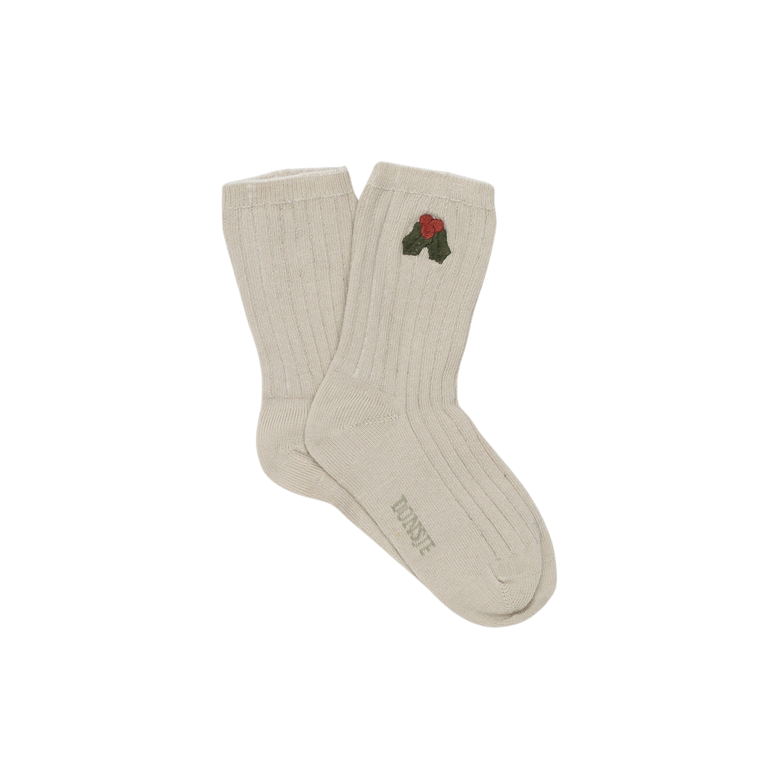 Lala Socks | Holly | Olive Grey