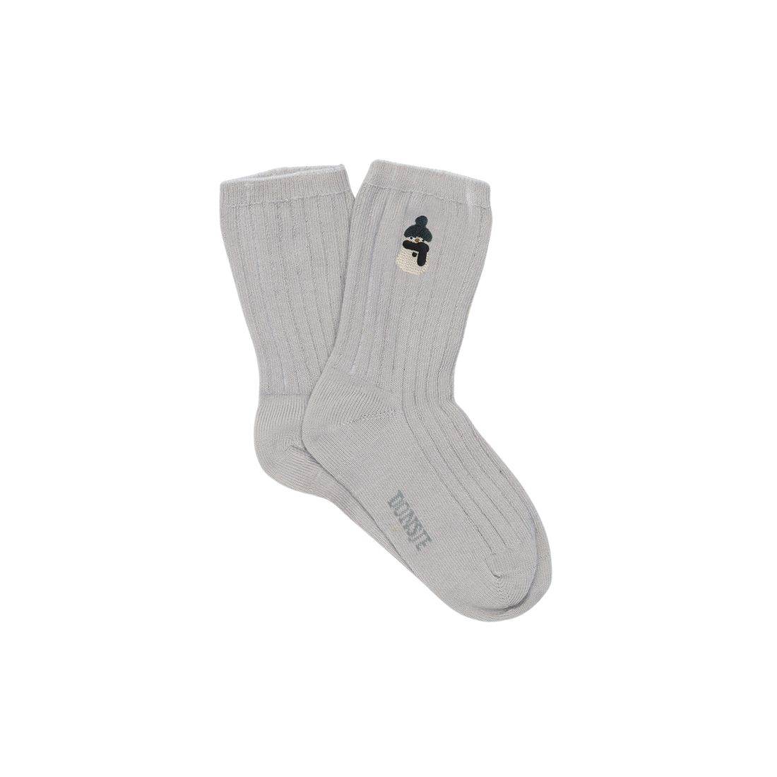 Lala Socks | Snowman | Soft Grey